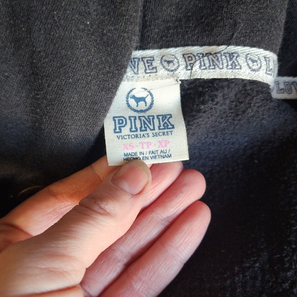 Victorias secret Pink sequin bling hoodie Love Pink Love Pink size xs - Picture 3 of 3